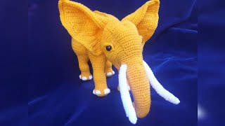 Crochet Amigurumi Elephant Part 3crochet amigurumi [upl. by Nahbois]