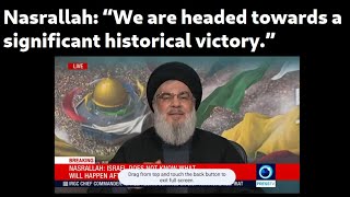 Gaza War Sit Rep Day 182 Nasrallah speaks of a quotdecisive resolutionquot [upl. by Haeli]