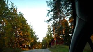 Autumnal views through Citroen C3 panoramic Zenith windscreen [upl. by Talyah]