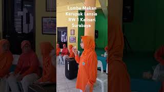 Lomba Makan Kerupuk Lansia Kartika Mulia ittakdchannel dailyvlog 17an ittakddolan lomba17an [upl. by Reel]