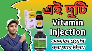 Veterinary Vita H এবং Belamyl injection usevitamins injection [upl. by Ennairek]