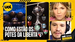 LIBERTADORES COMO ESTÃO OS POTES PARA O SORTEIO QUEM É O ADVERSÁRIO PARA FUGIR NAS OITAVAS [upl. by Kary]