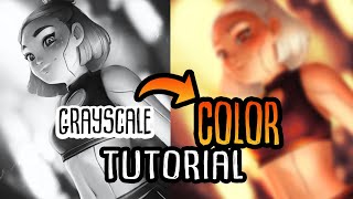 How to Use GRADIENT MAPS and LAYER MASKS to color [upl. by Rusticus]