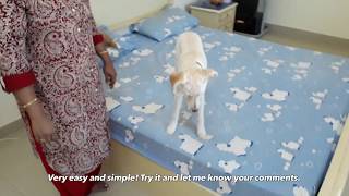 DIY Fitted Bedsheet in Tamil [upl. by Francie]