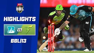 Brisbane Heat v Sydney Thunder  BBL13 [upl. by Debbie546]