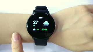 How to SET TIME on a SmartWatch  2 Easy Methods [upl. by Dorette]