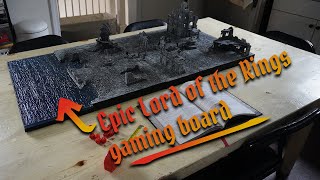 Epic Osgiliath gaming board for Middleearth Strategy Battle Game [upl. by Ratib]