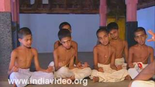 Veda Vedic teaching Hindu scriptures learning Thrissur Kerala India [upl. by Winthorpe]