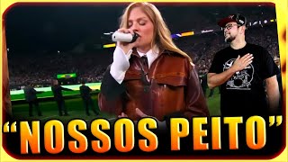 LUISA SONZA Canta HINO NACIONAL na NFL e [upl. by Charin]