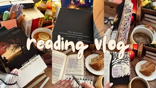 a reading vlog 📚🕯️☕️ read with me  annotate with me  cozy reading  book musings  a book vlog [upl. by Ydoj]