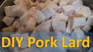 Rendering Pork Fat and Making Crackling [upl. by Notlem]