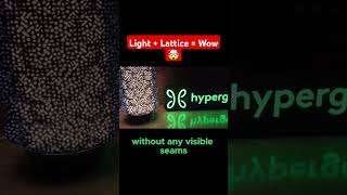 Mesmerizing designer lamp by braga3dprint created with Hydesign from Hyperganic 3dprinting [upl. by Bathsheeb]