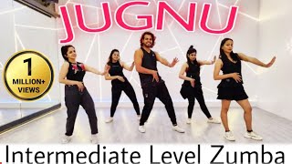 Jugnu  Badshah jugnuchallenge  Intermediate Level Zumba  Zumba Choreo  Akshay Jain [upl. by Bencion]