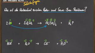 Vergleich SB und RedoxReaktionen [upl. by Ecneralc]