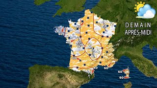 prévision météo France pour demain le Samedi 20 Juillet 2024 [upl. by Nolahp]