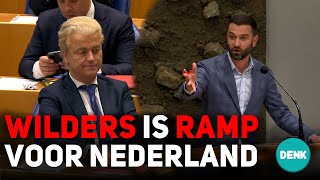 Stephan van Baarle DENK Wilders is en blijft een ramp voor Nederland [upl. by Henke174]