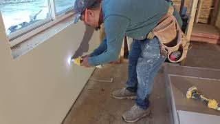 How to install hang drywall bloomfield [upl. by Hanoj]