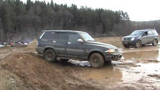 SsangYong Musso OffRoad 4x4mpg [upl. by Ahtenek920]