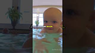 Newborns Amazing Swimming Reflex newbornbaby newborn babyfacts [upl. by Ehsrop]