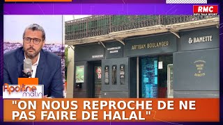 quotOn nous reproche de ne pas faire de halalquot  témoigne un boulanger victime de violences verbales [upl. by Lateh]