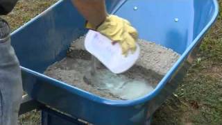 How to Hand Mix QUIKRETE® Concrete [upl. by Kroy]