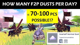 F2P DUST FARMING IN BLOOMING LAND  BAD START [upl. by Upton]