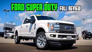 2019 Ford F250 Super Duty Platinum FULL REVIEW  80K Never Looked So Capable [upl. by Assilak]