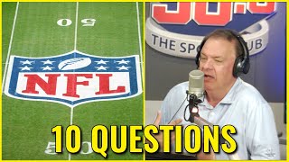 10 Questions wGreg Bedard Following Week 2 of The NFL Season [upl. by Kiryt]