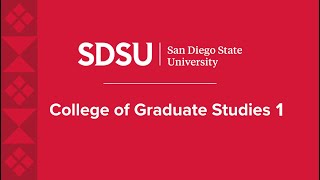 SDSU Commencement 2024  College of Graduate Studies 1 [upl. by Stillmann]