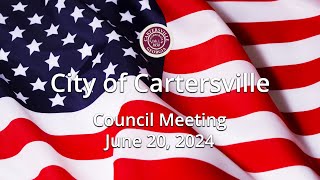 Cartersville City Council 6 20 24 [upl. by Aphrodite421]