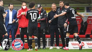 🎙️ Lewandowski knackt die 40 Tore Pressekonferenz mit Hansi Flick  SC Freiburg  FC Bayern [upl. by Rramo599]