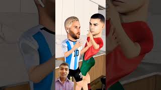 ronaldo and messi funny ronaldo messi funny cartoon [upl. by Henrietta]