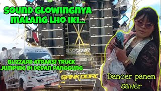 GLOWINGnya malang bolo BLIZZARD ATRAKSI JUMPING TRUCK di finishpenonton kompak siu ronaldo [upl. by Annaitsirhc6]