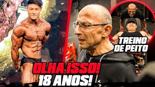 ATLETA NATURAL DE APENAS 18 ANOS  JOHANN FICOU IMPRESSIONADO COM O FÍSICO DELE [upl. by Cornelia]