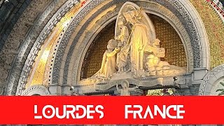 Lourdes Basilica France  Miracles Pilgrimage  All bells  Le Sanctuarie de Lourdes [upl. by Christos]