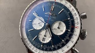 Breitling Navitimer B01 Chronograph 46 AB0137211C1P1 Breitling Watch Review [upl. by Netsreik]