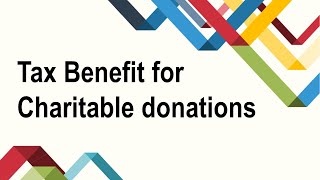 Tax Benefit for Charitable donations  Section 61 Charitable donations [upl. by Ydnec798]