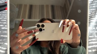 ASMR iPhone Tapping amp Scratching On Different Phone Cases [upl. by Ahseka]