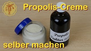 Propolis Gesichtscreme gegen unreine Haut selber machen [upl. by Inaej994]