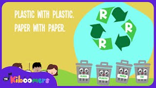 Reduce Reuse Recycle Song for Kids  Earth Day Songs for Children  The Kiboomers [upl. by Eilrebma]