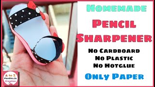 DIY sharpener decoration ideashow to make cute pencil sharpener box school supplies shorts [upl. by Inaliel]