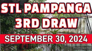 STL PAMPANGA RESULT TODAY 3RD DRAW SEPTEMBER 30 2024 8PM  MONDAY [upl. by Gabor]