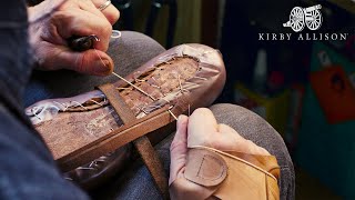 Bespoke Shoemaking With Dominic Casey ASMR  Kirby Allison [upl. by Oinegue]