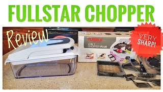 Review FULLSTAR Vegetable Chopper VERY SHARP [upl. by Fasano]