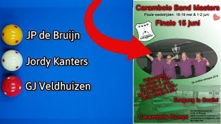 BANDSTOTEN MET JEAN PAUL DE BRUIJN amp JORDY KANTERS  Commentaar video  Carambole Biljarten [upl. by Assisi]