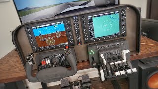 EPIC Home Flight Sim Cockpit  HONEYCOMB  RealSimGear G1000  SLAVX  XPlane 11 [upl. by Khai]