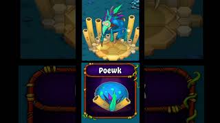 Poewk Eggs Fan Made Wublin island  My Singing Monsters MSM [upl. by Aihsekin944]