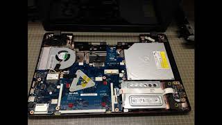 Acer Aspire E5571 Disassembly upgrade  MemoryHDWlanBattery internal [upl. by Asyar134]