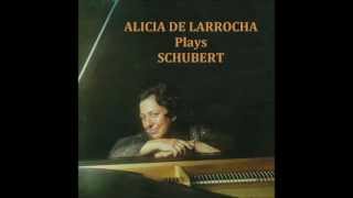 Alicia de Larrocha plays Schubert  Piano Sonata Op120D664 [upl. by Nylorak]