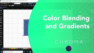 Color Blending and Gradients Luxe  Chroma Digitizing Software [upl. by Yesllek]